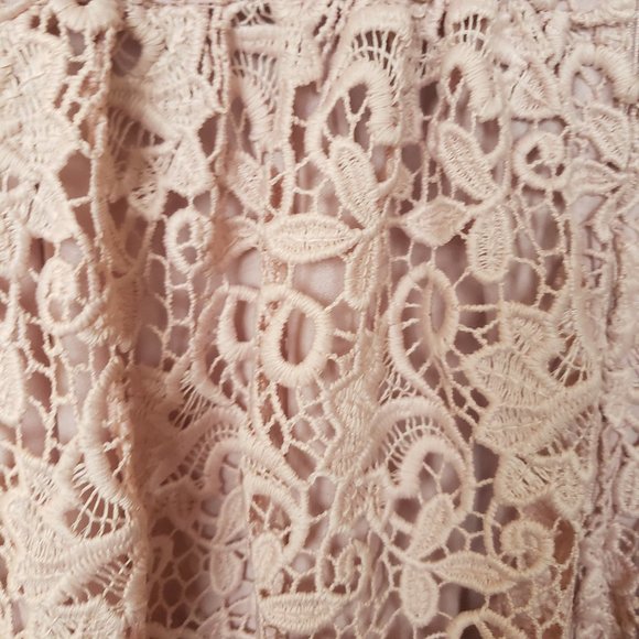 Pink off-the-shoulder long dress - Picture 3 of 7